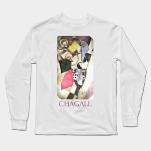 Cubist Landscape (1918) by Marc Chagall Long Sleeve T-Shirt